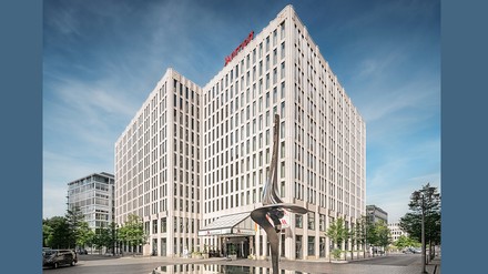 Außenansicht des Berlin Marriott Hotel