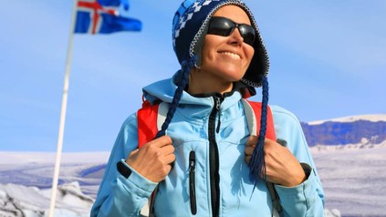 Frau in Winteroutfit