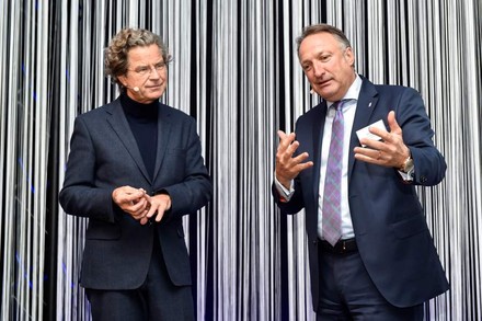 HDV-Vorsitzender Jürgen Gangl im Gespräch mit Dr. Florian Langenscheidt. (Foto: HDV)