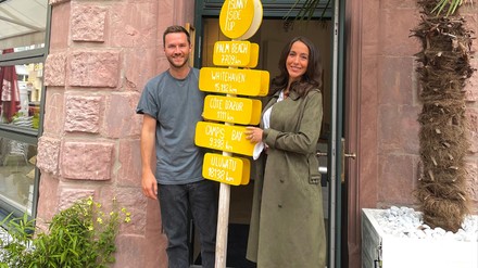 Dennis Burkhardt und Ana Maria Myers del Alamo