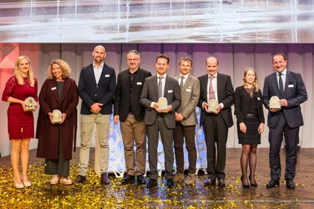 Gruppenfoto der Milestone-Gewinner 2017