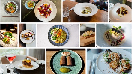 Gerichte beim Stadtmenü