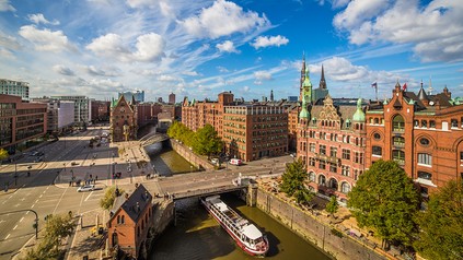 Silhouette von Hamburg