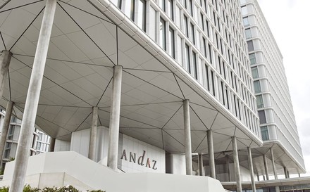 Außenansicht des Andaz Vienna