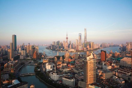Panorama der Stadt Shanghai