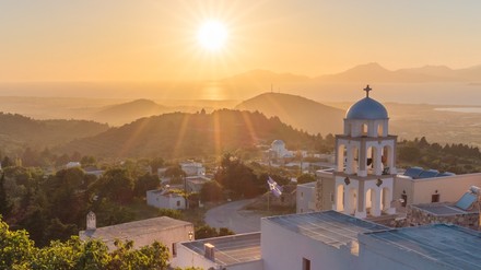 Sonnenuntergang auf der Insel Kos
