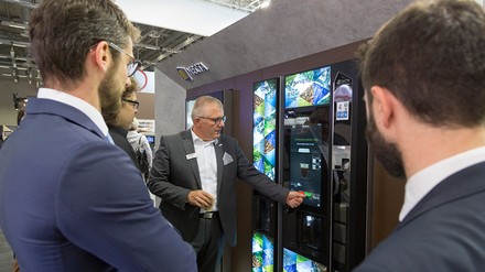 Erklärung eines Automaten auf der euvend & coffena 2019