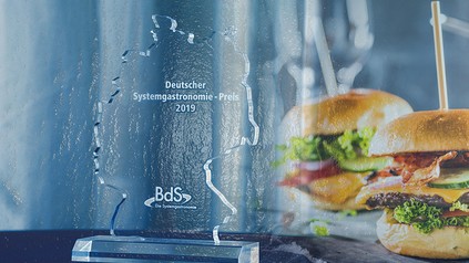 Das Logo vom Deutschen Systemgastronomie-Preis