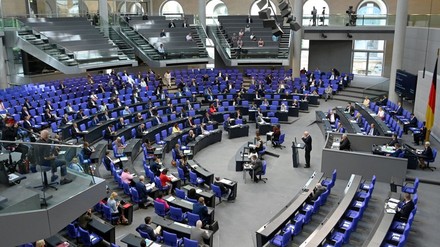 Sitzung im Deutschen Bundestag