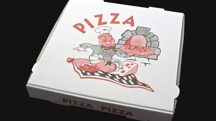 Ein Pizzakarton