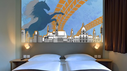 Zimmer im B&B Hotel Hannover-City