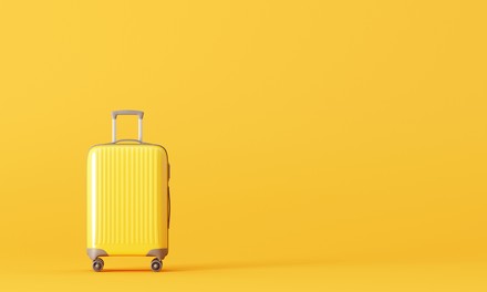 Wer bekommt den „Goldenen Koffer 2019“? Start-ups in der Tourismusbranche können sich noch bis 31. August bewerben. (Foto: ©Fotolia/aanbetta)
Gelber Rollkoffer