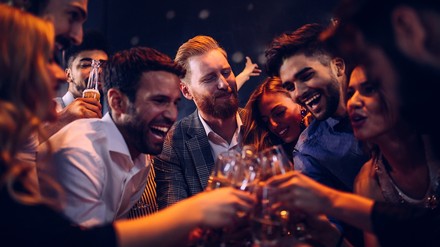 Menschen in einem Club