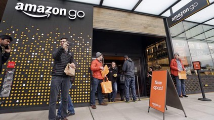 Der amazon go Shop in Seattle von außen