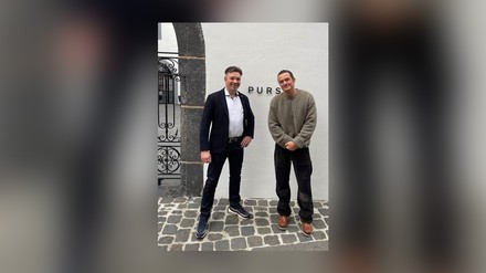 Gerhard Pohl und Orlando Bloom.