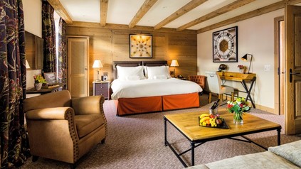 Ein im Country House-Style eingerichtetes Hotelzimmer