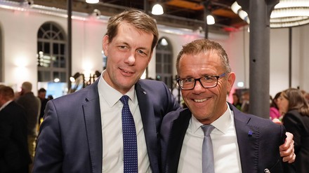 Guido Zöllick und Gereon Haumann.