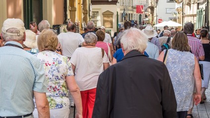 Rentner Reisegruppe