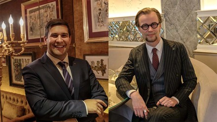 Aleksandar Vuijin und Nojus Narijiauskas