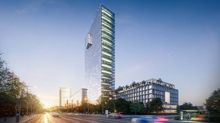 Hyatt Place Düsseldorf Rendering