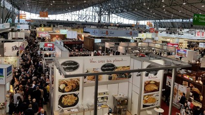 Panorama der Foodhalle auf der Intergastra