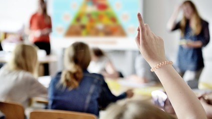 Eine Schulklasse beim Unterricht
