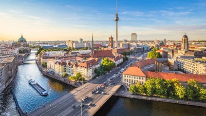 Ein Panorama der Stadt Berlin