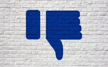 Thumb down Facebook