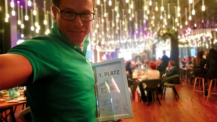 Martin Stockburger, Gründer und Geschäftsführer der Koncept Hotels ist stolz auf den Titel.