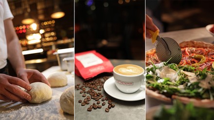 Zusätzlich zur eigenen Pastamanufaktur und Kaffeerösterei werden viele weitere Produkte mit ausgewählten Partnern in Eigenregie hergestellt.