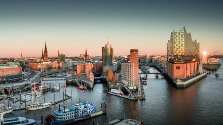 Luftaufnahme von Hamburg