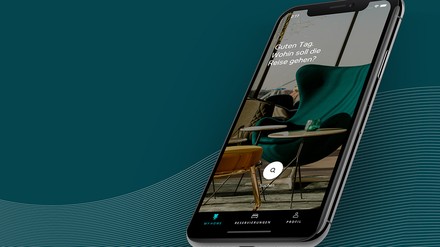 Mock-up der neuen Motel One App