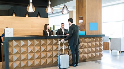 Rezeption Hotel