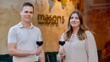 Hagen und Wiebke Maurer - masons Restaurant. (Foto: © Victor van der Saar)