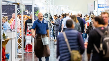Messegeschehen auf der Kongressmesse GastroTageWest