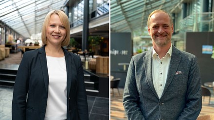 Juliane Safran, Director of Human Resources und General Manager Malte Budde. (Fotos: © Hyatt Regency Mainz)