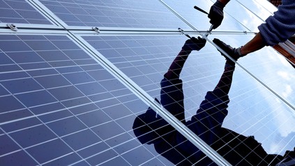 Montage Solaranlage