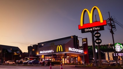 Eine Filiale von McDonald's
