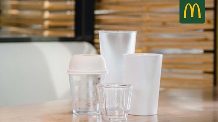 Mehrwegverpackung für Getränke von McDonalds