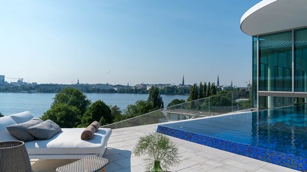 Der Pool des Fontenay