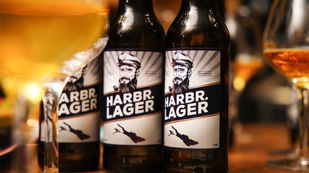 Das HARBR. LAgerbier.
