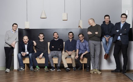 Markus Gould, Thomas Juranitsch, Timo Muliar, Steve Breitzke, Matthias Pitra, Benjamin Edthofer, Andreas Katona, René Antrag und Simon Schubert bei einem Gruppenfoto
