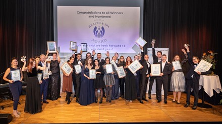 Die Gewinner und Nominierten der European Health & Spa Awards 2022 (Foto: © Christian Mikes / Agency for Health & Wellness)
Verleihung der European Health & Spa Awards