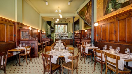Die La Bavaria in Lausanne von Innen