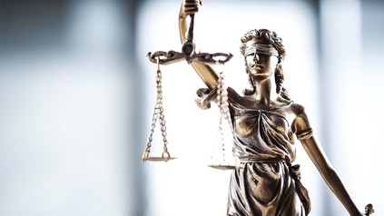 Statue der Justizia