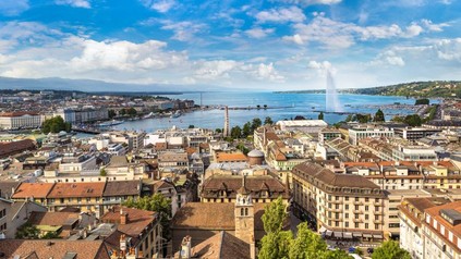 Panorama von Genf
