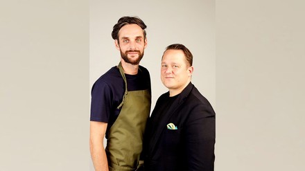 André Macionga und Sebastian Leyer