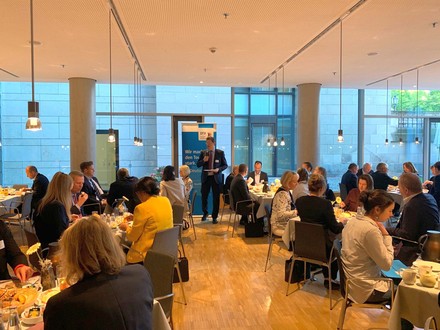 Eindruck vom Tourismuspolitischen Frühstück des Deutschen Tourismusverbandes e.V.