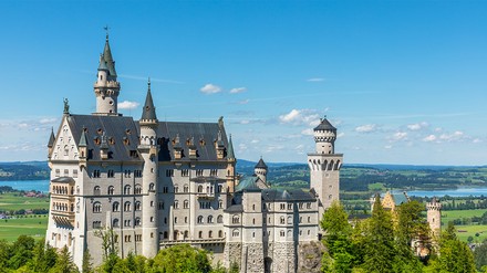 Das weltberühmte Schloss Neuschwanstein.