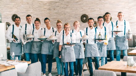 Das Service-Team des Hotels Achterdiek